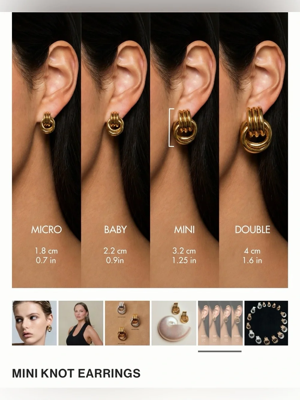 HEAVEN MAYHEM - Mini Knot Earrings NEW
